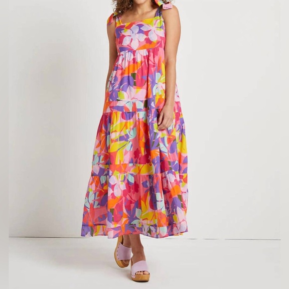 Jude Connally Rose Maxi Dress In Kaleidoscope Floral - www.erdenetinfo.mn
